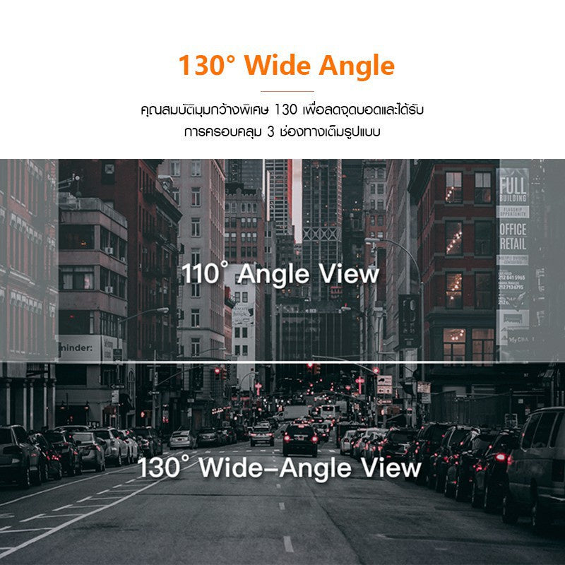70mai Dash Cam 1S Car Camera กล้องติดรถยนต์ พร้อมสั่งงานด้วยเสียง WIFI 70mai 1080P ควบคุมผ่าน APP รับประกันศูนย์ไทย 1ปี