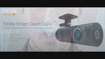 70mai Dash Cam 1S Car Camera กล้องติดรถยนต์ พร้อมสั่งงานด้วยเสียง WIFI 70mai 1080P ควบคุมผ่าน APP รับประกันศูนย์ไทย 1ปี